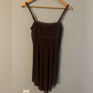 Urban Outfitters Brown Slip Dress
